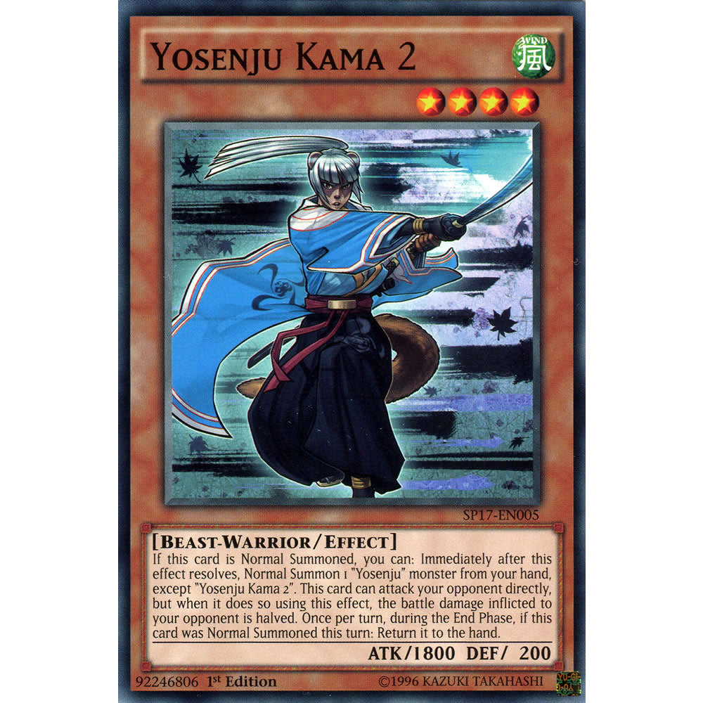 yugioh yosenju cards Yosenju Kama 2 SP17-EN005 Yu-Gi-Oh! Card