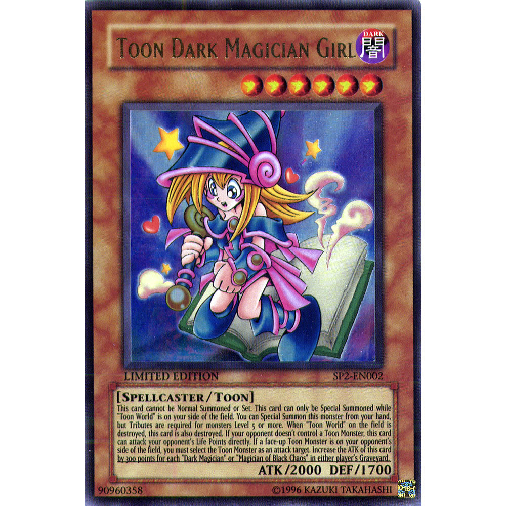Toon Dark Magician Girl SP2-EN002 Yu-Gi-Oh! Card from the Sneak Preview 2 Set