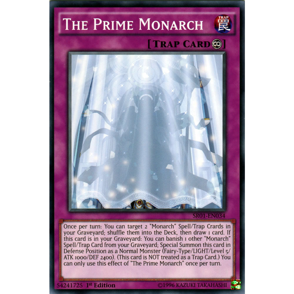 yugioh monarch trap cards The Prime Monarch SR01-EN034 Yu-Gi-Oh! Card