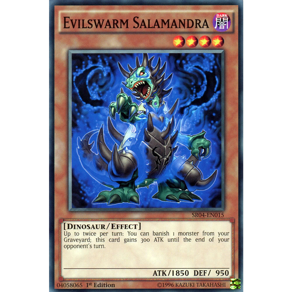 Evilswarm Salamandra SR04-EN015 Yu-Gi-Oh! Card