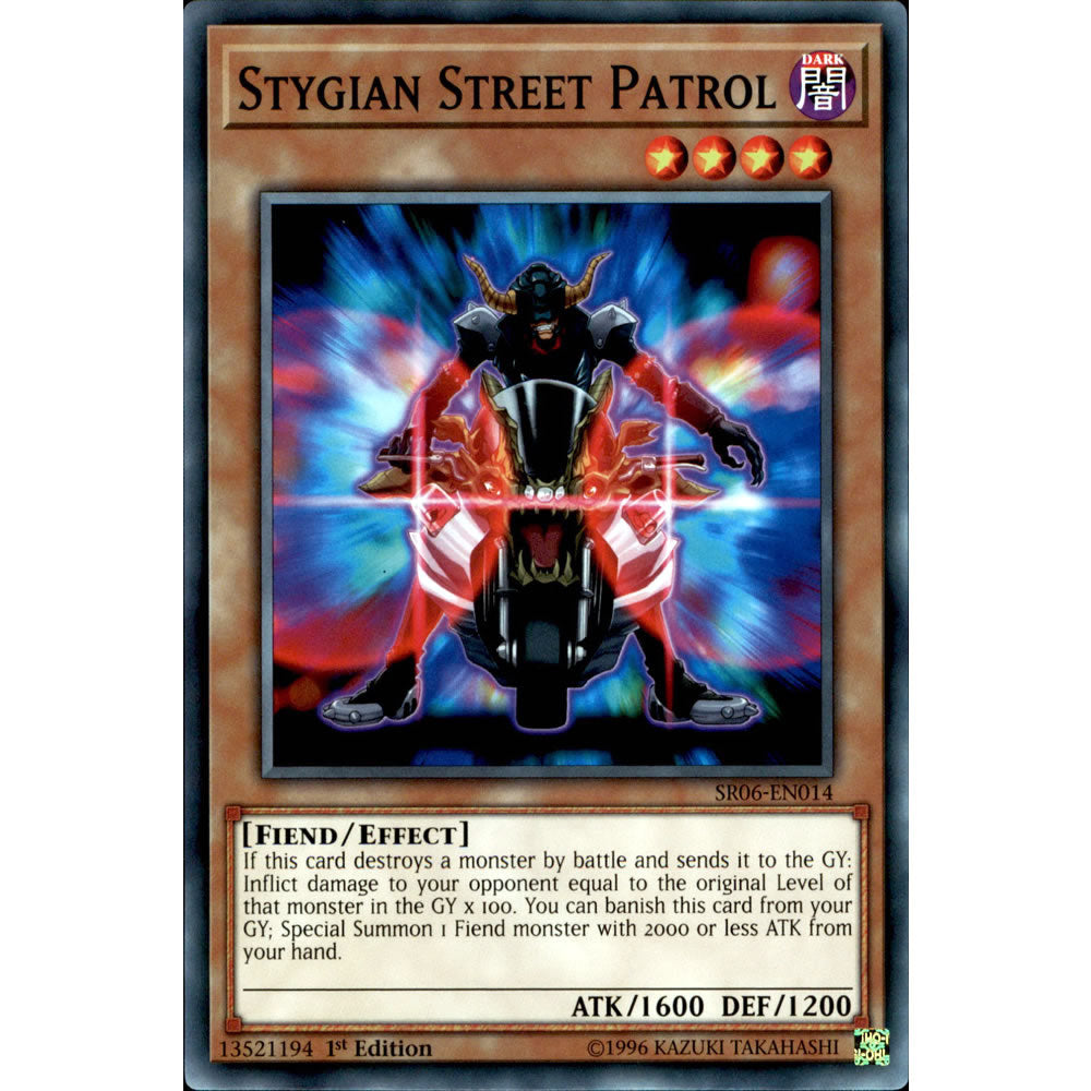 Stygian Street Patrol SR06-EN014 Yu-Gi-Oh! Card from the Lair of Darkness Set