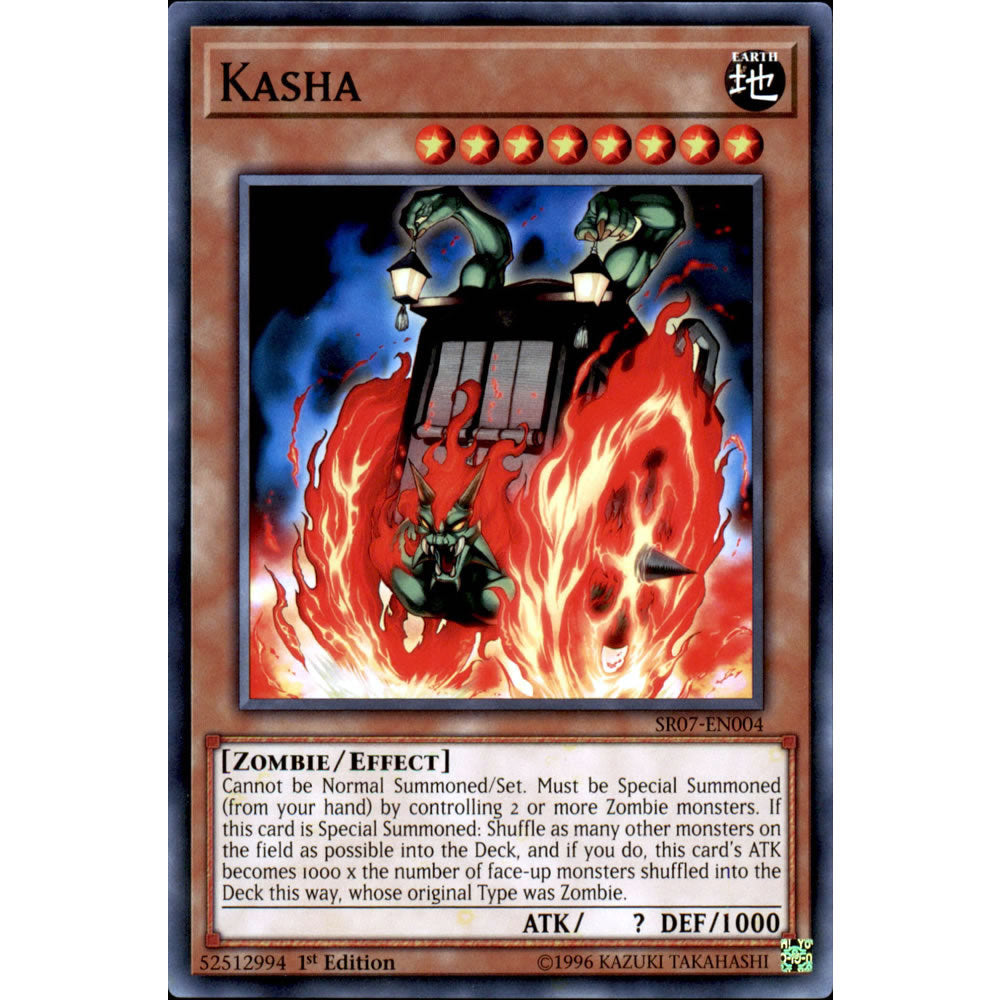kasha yugioh card Kasha SR07-EN004 Yu-Gi-Oh! Card