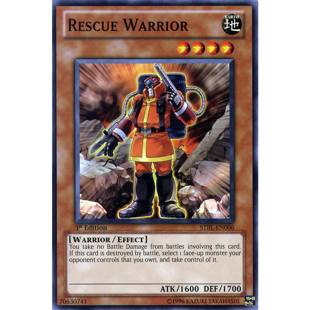 rescue cards yugioh Rescue Warrior STBL-EN006 Yu-Gi-Oh! Card