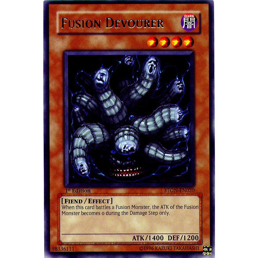 Fusion Devourer STON-EN020 Yu-Gi-Oh! Card from the Strike of Neos Set