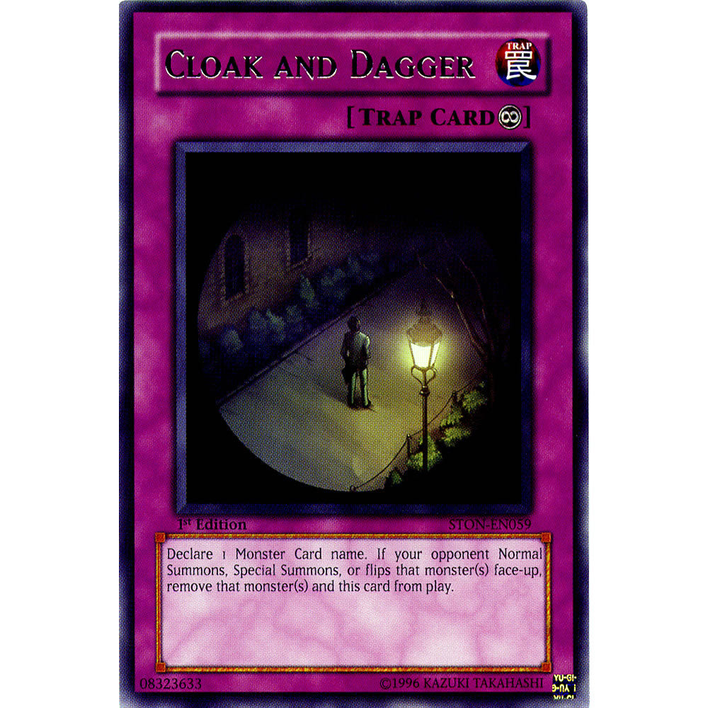 Cloak and Dagger STON-EN059 Yu-Gi-Oh! Card from the Strike of Neos Set