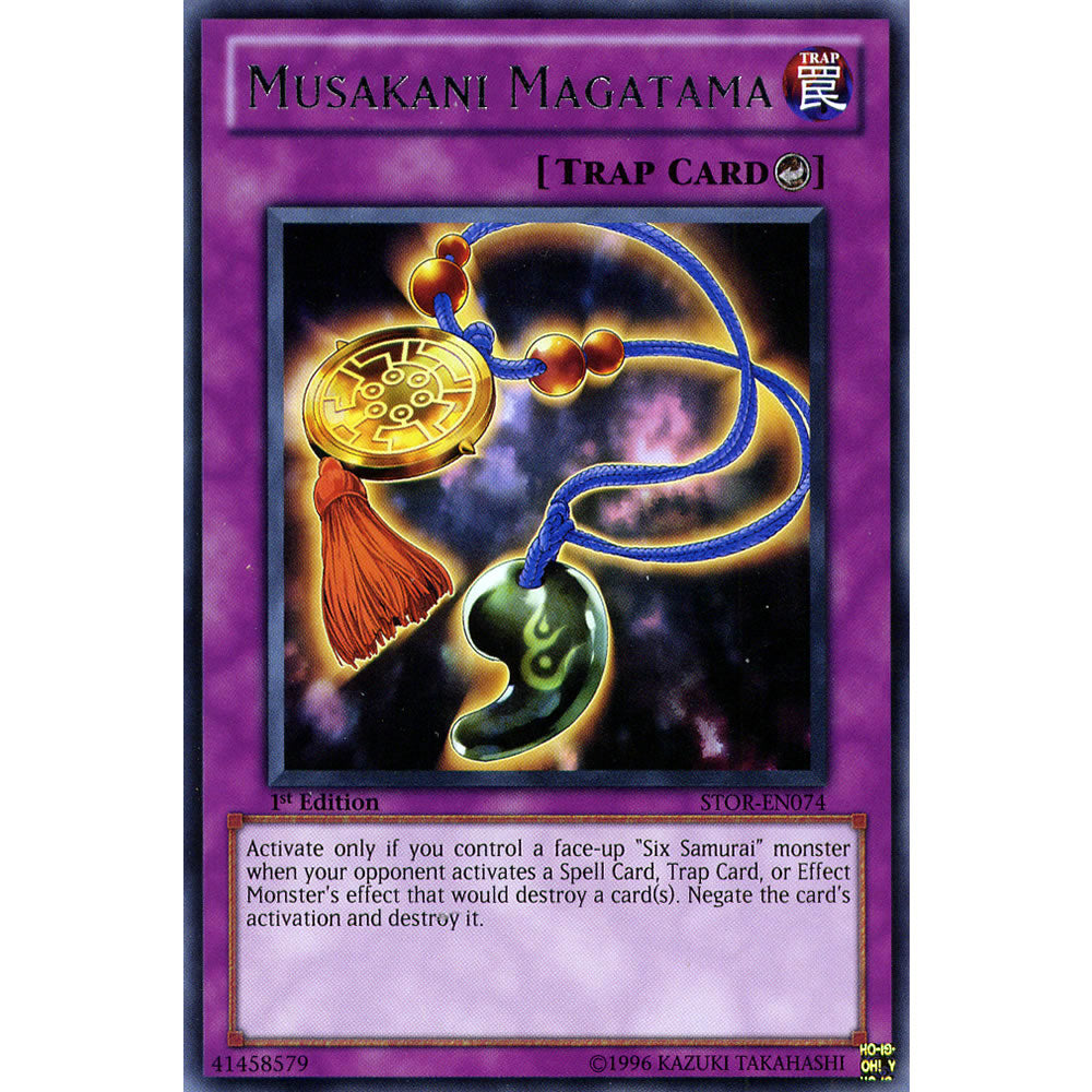Musakani Magatama STOR-EN074 Yu-Gi-Oh! Card from the Storm of Ragnarok Set