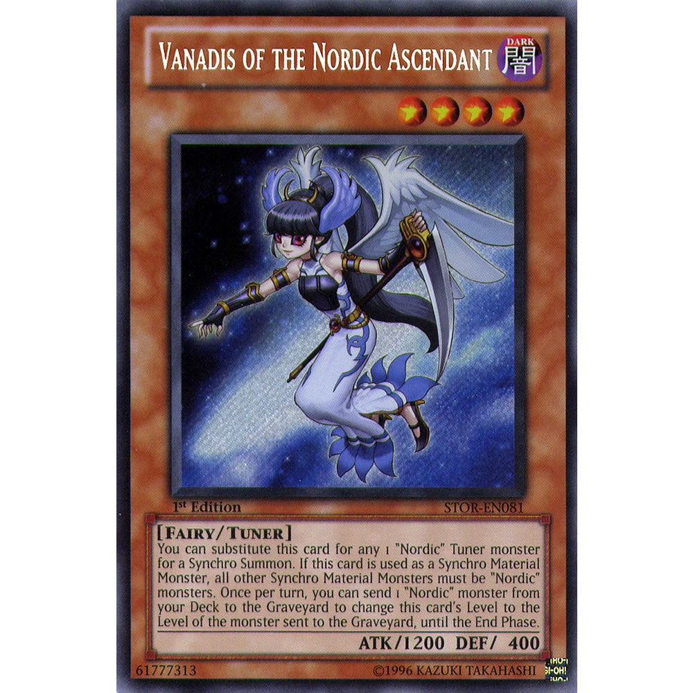 Vanadis Of The Nordic Ascendant STOR-EN081 Yu-Gi-Oh! Card from the Storm of Ragnarok Set