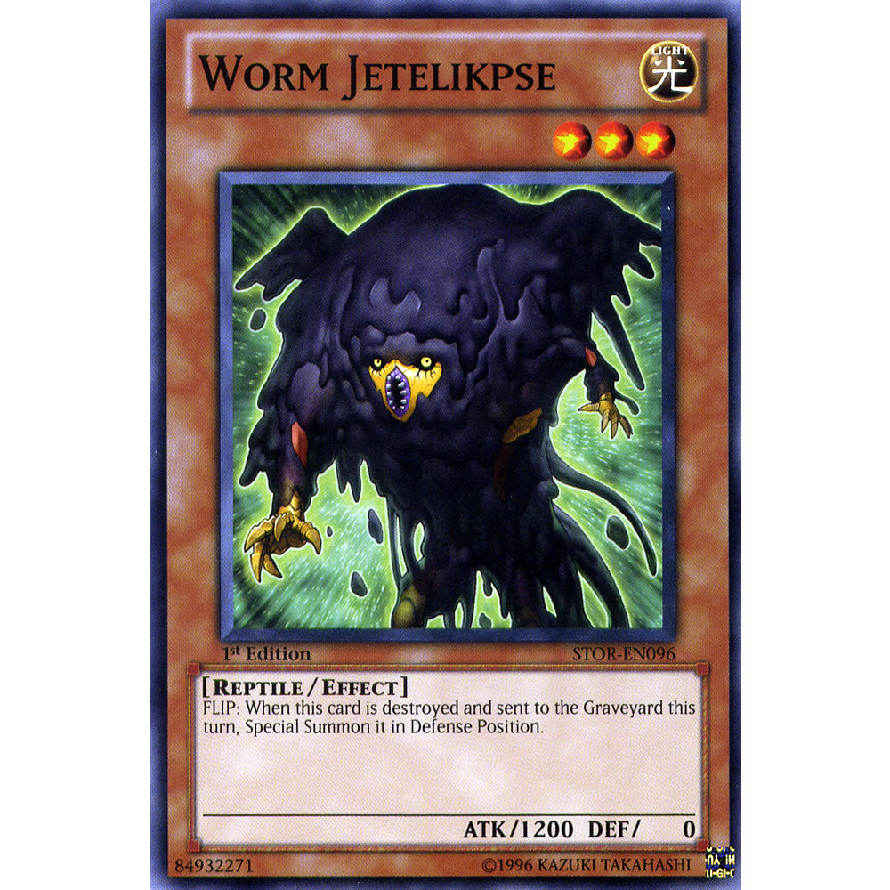 Worm Jetelikpse STOR-EN096 Yu-Gi-Oh! Card from the Storm of Ragnarok Set