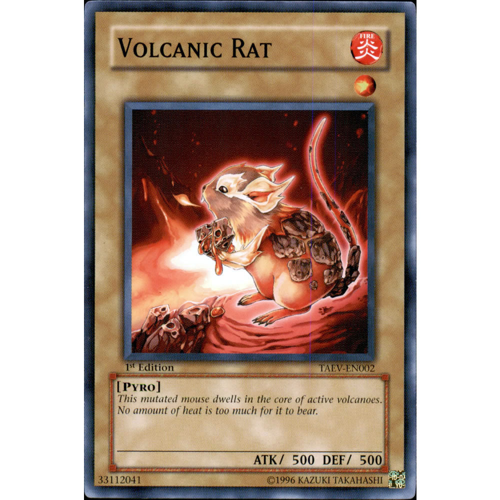 Volcanic Rat TAEV-EN002 Yu-Gi-Oh! Card