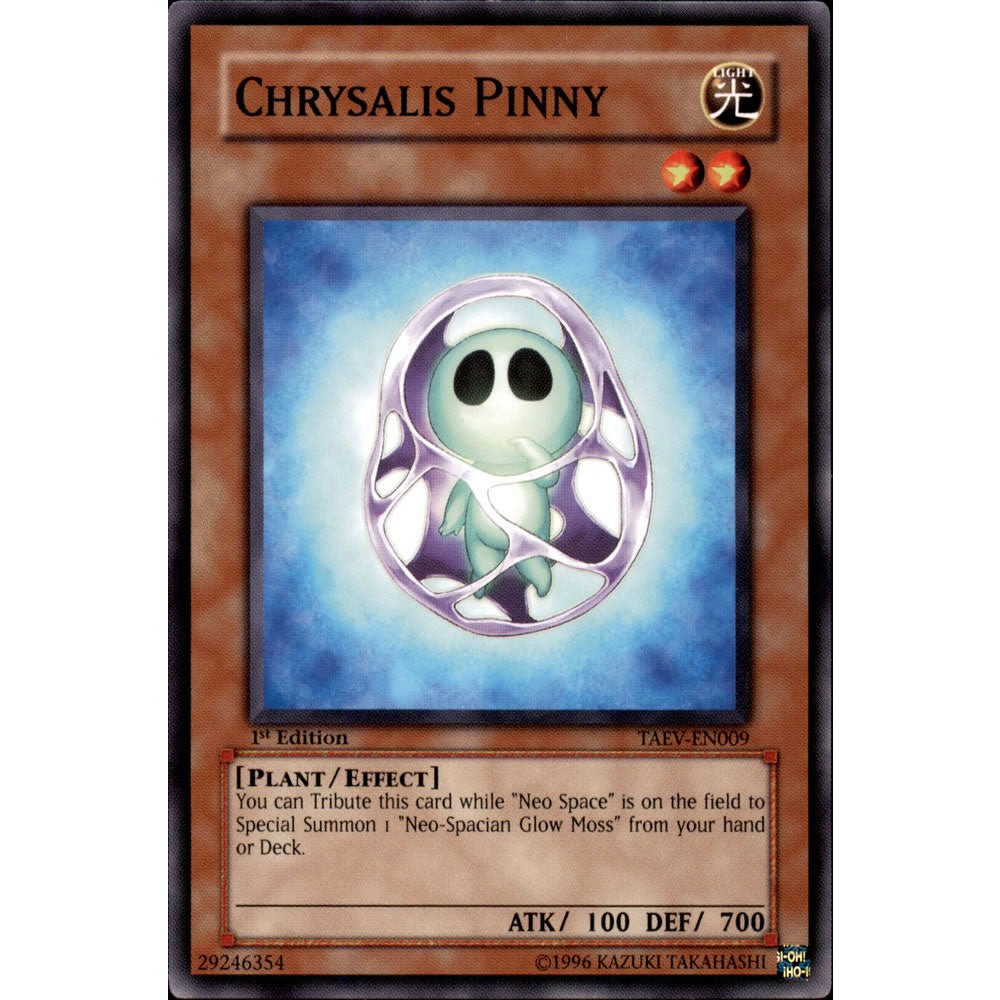 Chrysalis Pinny TAEV-EN009 Yu-Gi-Oh! Card - Deckboosters Chrysalis Pinny TAEV-EN009 Yu-Gi-Oh! Card - Deckboosters