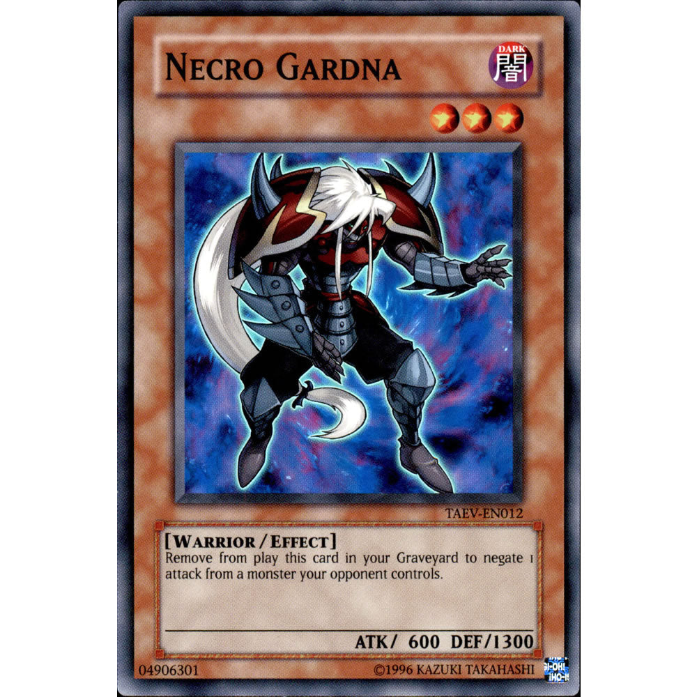 Necro Gardna TAEV-EN012 Yu-Gi-Oh! Card from the Tactical Evolution Set