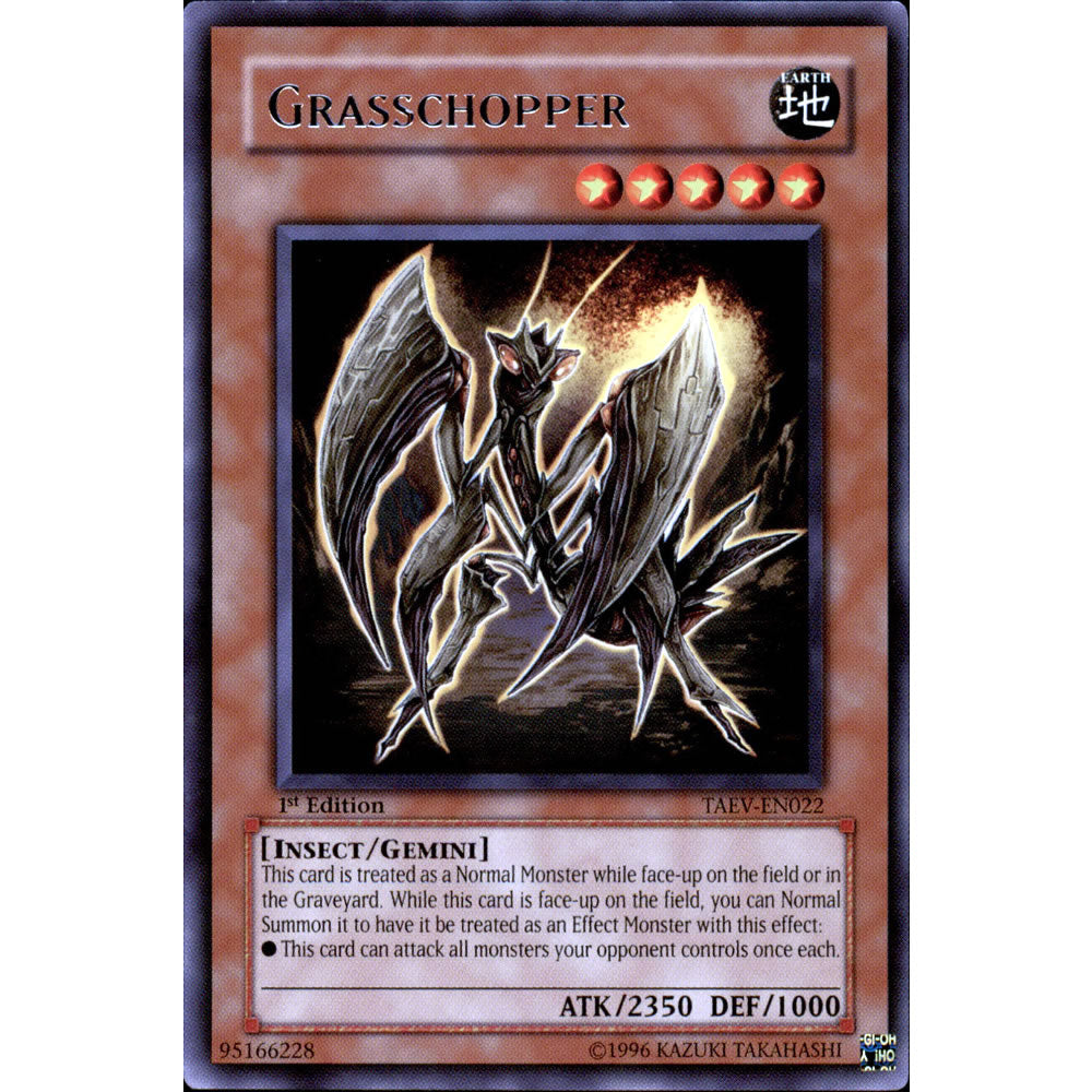 Grasschopper TAEV-EN022 Yu-Gi-Oh! Card from the Tactical Evolution Set