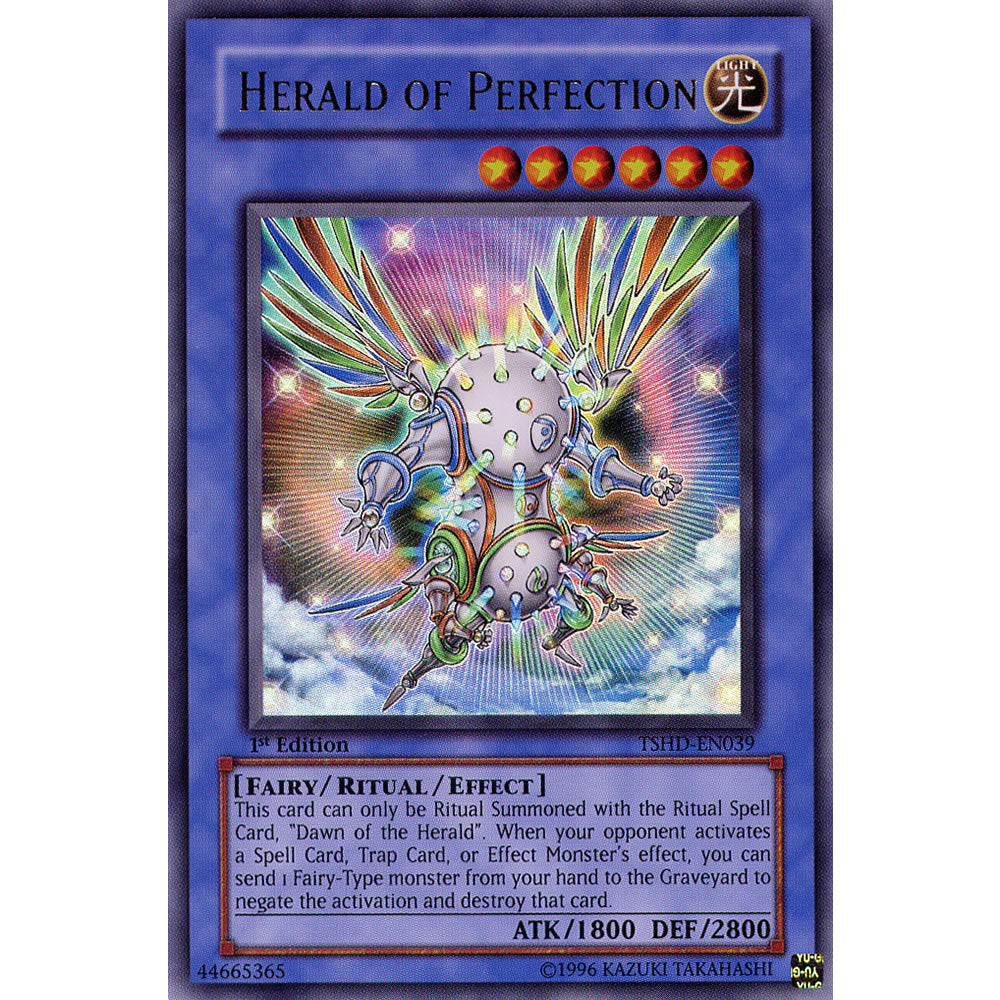Herald of Perfection TSHD-EN039 Yu-Gi-Oh! Card Herald of Perfection TSHD-EN039 Yu-Gi-Oh! Card