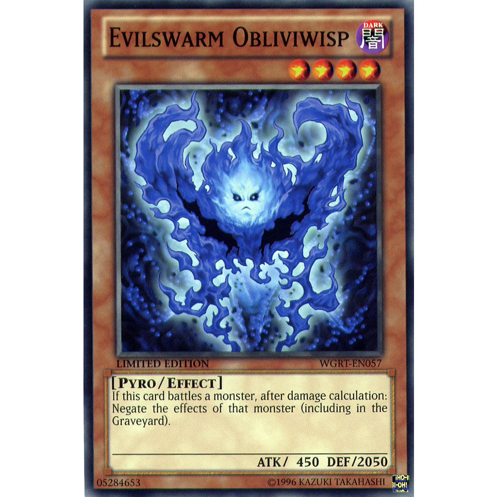 Evilswarm Obliviwisp WGRT-EN057 Yu-Gi-Oh! Card from the War of the Giants Reinforcements Set
