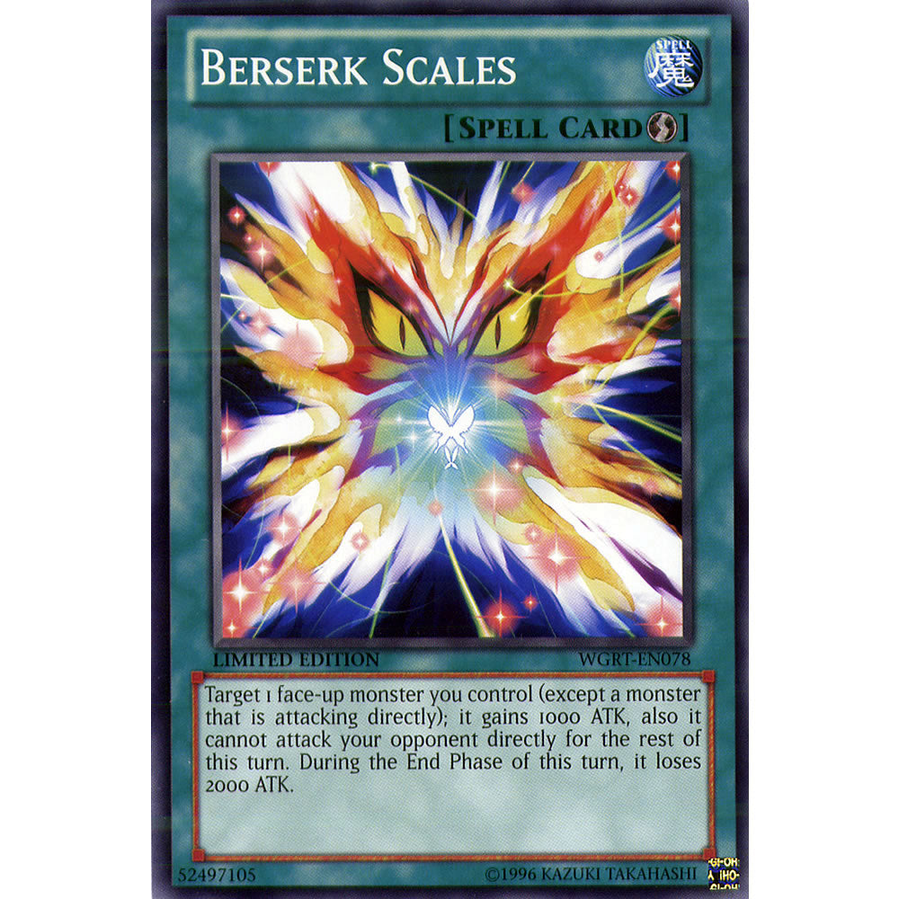 Berserk Scales WGRT-EN078 Yu-Gi-Oh! Card from the War of the Giants Reinforcements Set