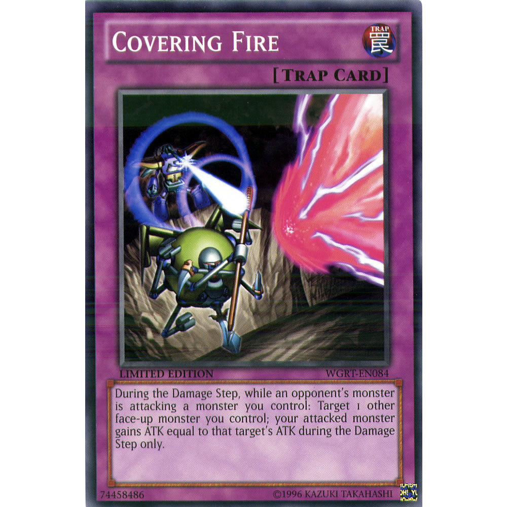 Covering Fire WGRT-EN084 Yu-Gi-Oh! Card from the War of the Giants Reinforcements Set