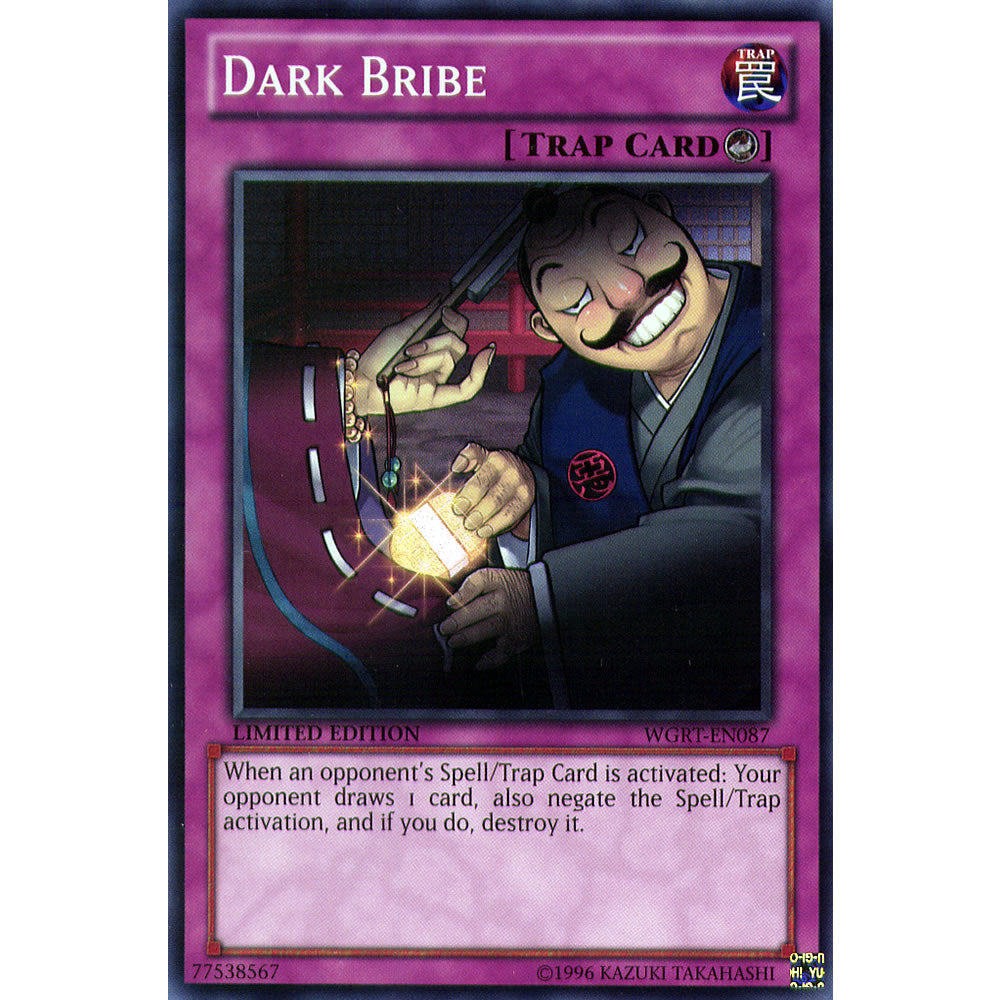 Dark Bribe WGRT-EN087 Yu-Gi-Oh! Card from the War of the Giants Reinforcements Set