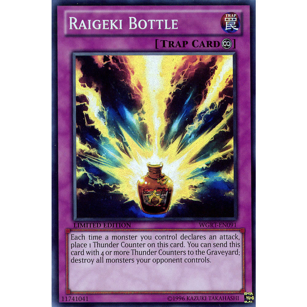 Raigeki Bottle WGRT-EN091 Yu-Gi-Oh! Card from the War of the Giants Reinforcements Set