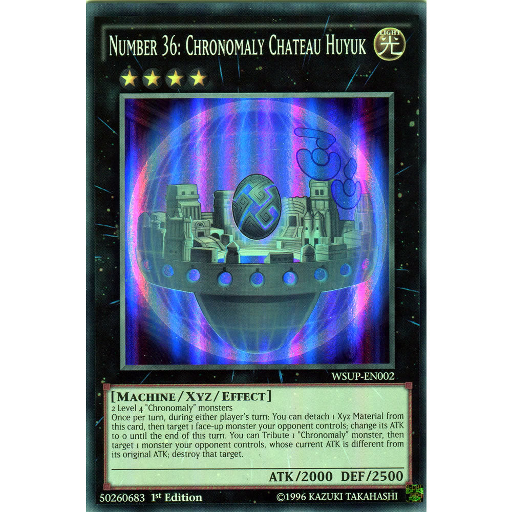 yugioh chronomaly cards Number 36: Chronomaly Chateau Huyuk WSUP-EN002