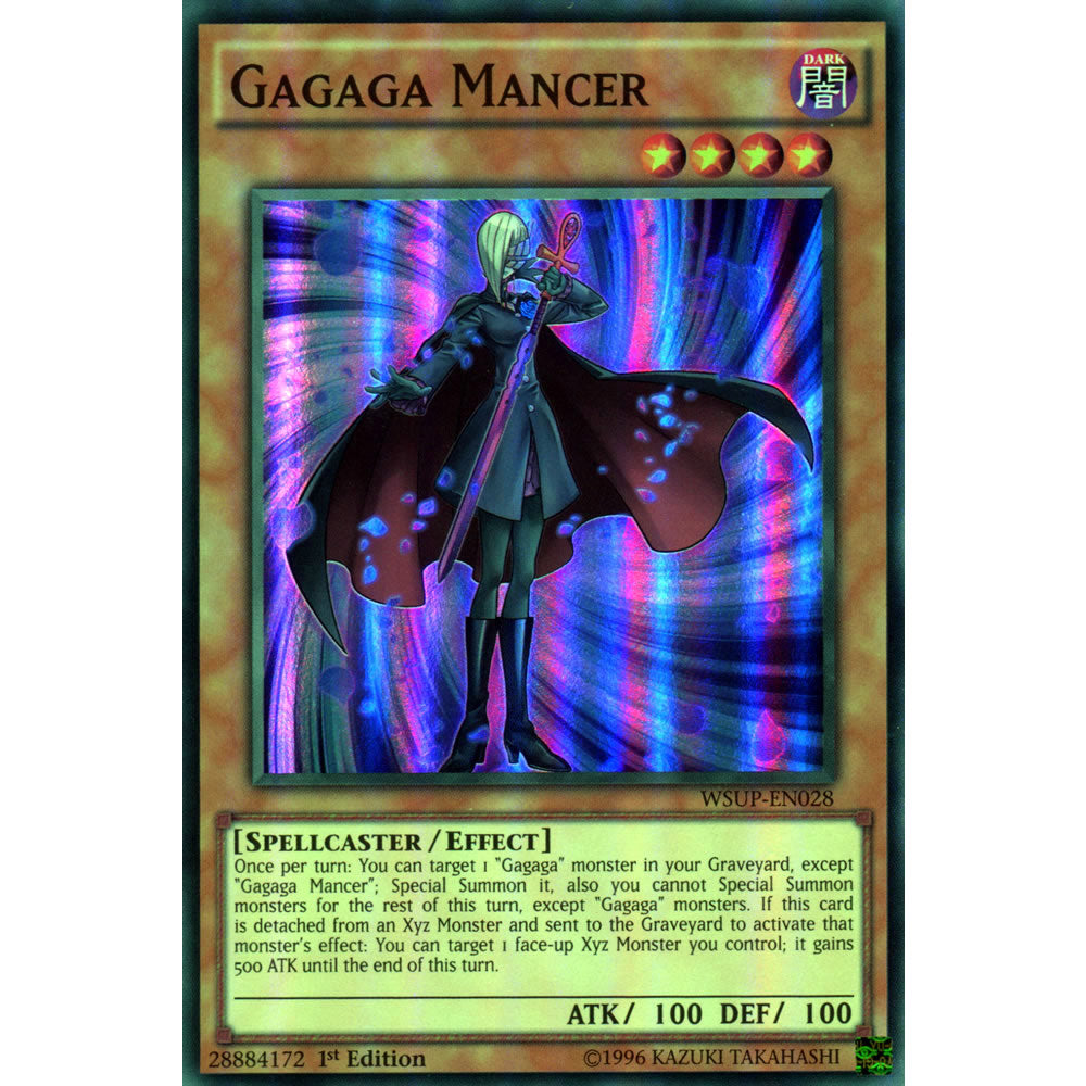 Gagaga Mancer WSUP-EN028 Yu-Gi-Oh! Card - Deckboosters Gagaga Mancer WSUP-EN028 Yu-Gi-Oh! Card - Deckboosters