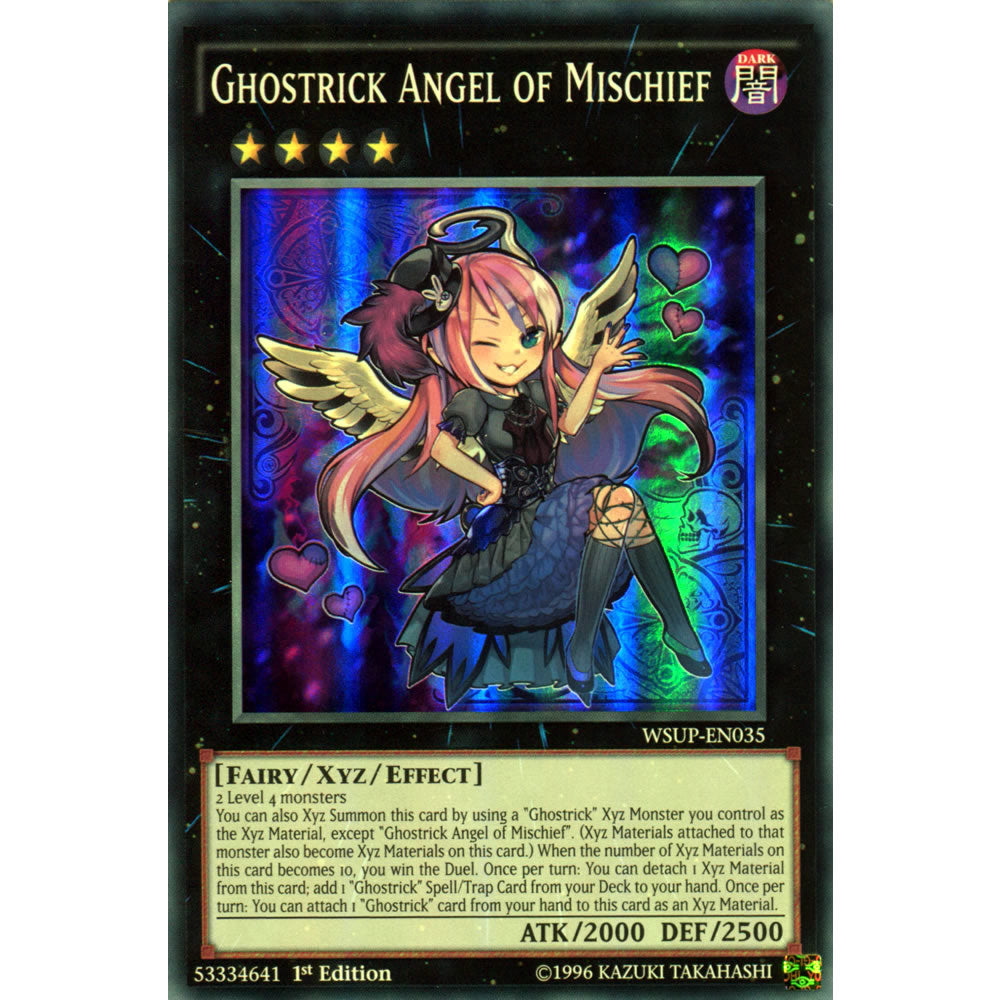 Ghostrick Angel of Mischief WSUP-EN035 Yu-Gi-Oh! Card from the World Superstars Set