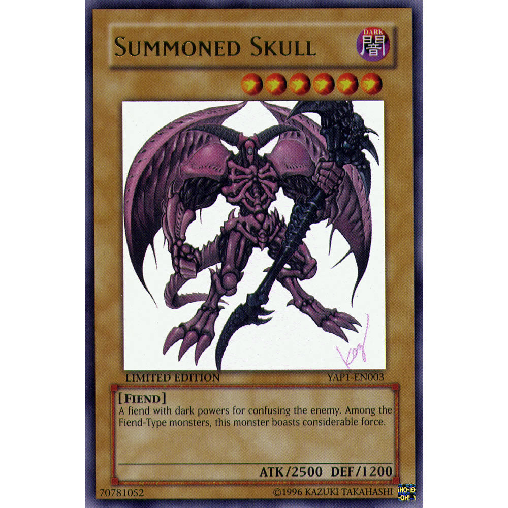Summoned Skull YAP1-EN003 Yu-Gi-Oh! Card from the Shonen Jump Anniversary Pack Set