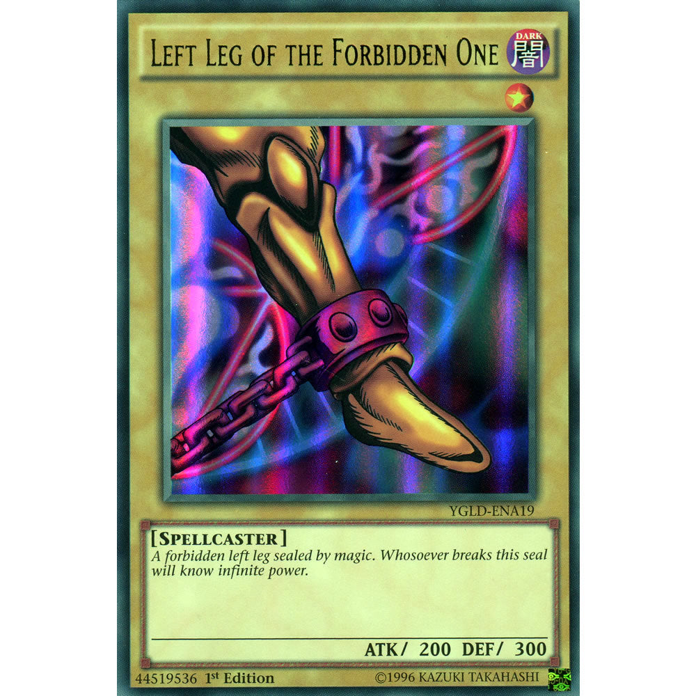 Left Leg of the Forbidden One YGLD-ENA19 Yu-Gi-Oh! Card Left Leg of the Forbidden One YGLD-ENA19 Yu-Gi-Oh! Card