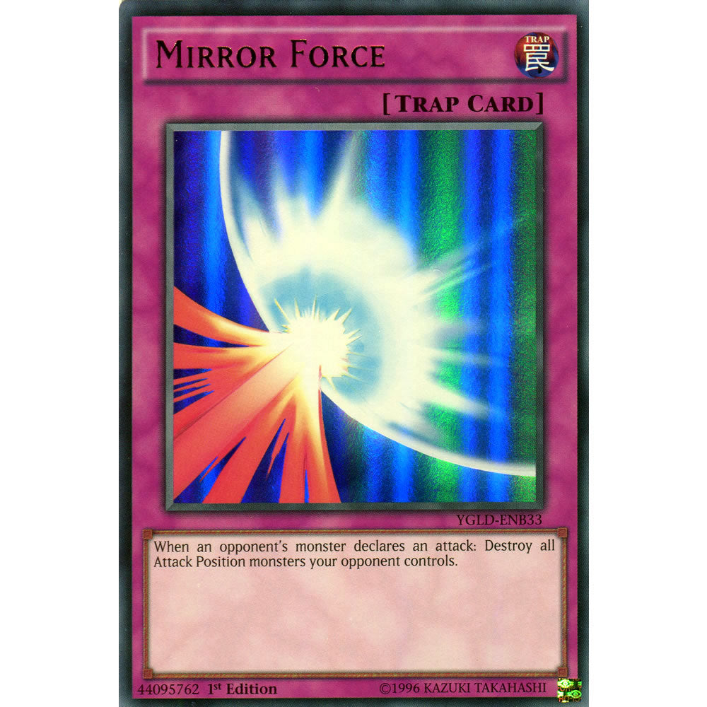 Mirror Force YGLD-ENB33 Yu-Gi-Oh! Card - Deckboosters Mirror Force YGLD-ENB33 Yu-Gi-Oh! Card - Deckboosters
