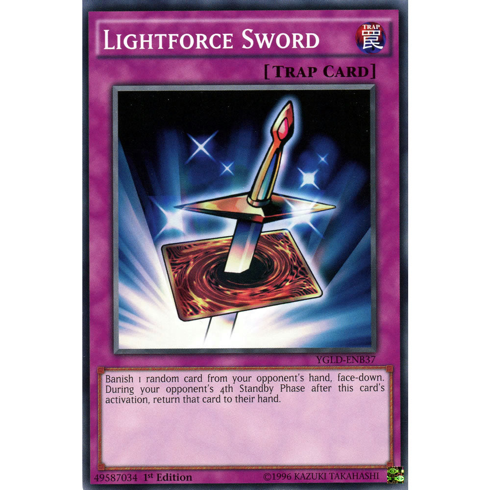 Lightforce Sword YGLD-ENB37 Yu-Gi-Oh! Card from the Yugi's Legendary Decks Set