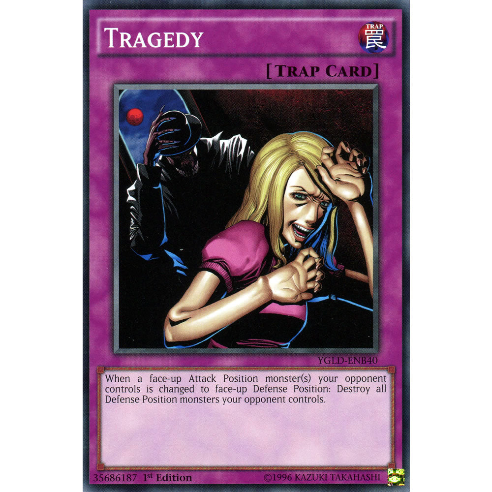 tragedy yugioh card CH01-EN009 Despian Destroy all Defense Position monsters your opponent controls. Tragedy (anime) | Yu-Gi-Oh! Wiki