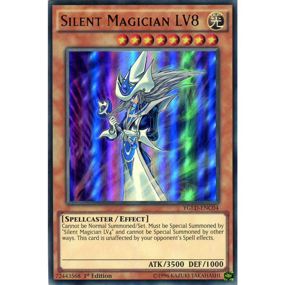 Silent Magician LV8 YGLD-ENC04 Yu-Gi-Oh! Card from the Yugi's Legendary Decks Set