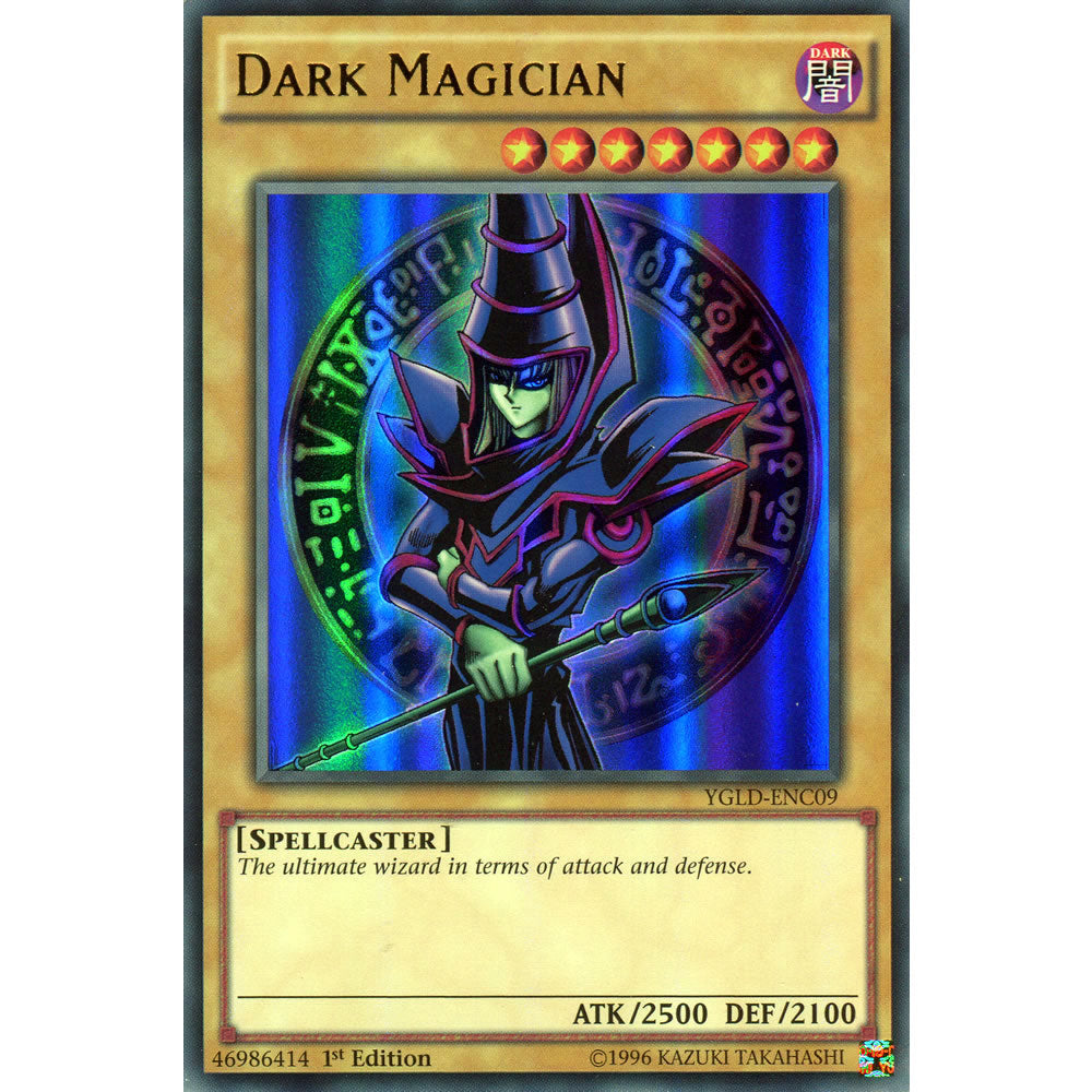 Dark Magician YGLD-ENC09 Yu-Gi-Oh! Card from the Yugi's Legendary Decks Set