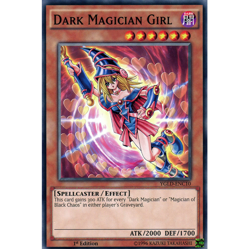 Dark Magician Girl YGLD-ENC10 Yu-Gi-Oh! Card from the Yugi's Legendary Decks Set
