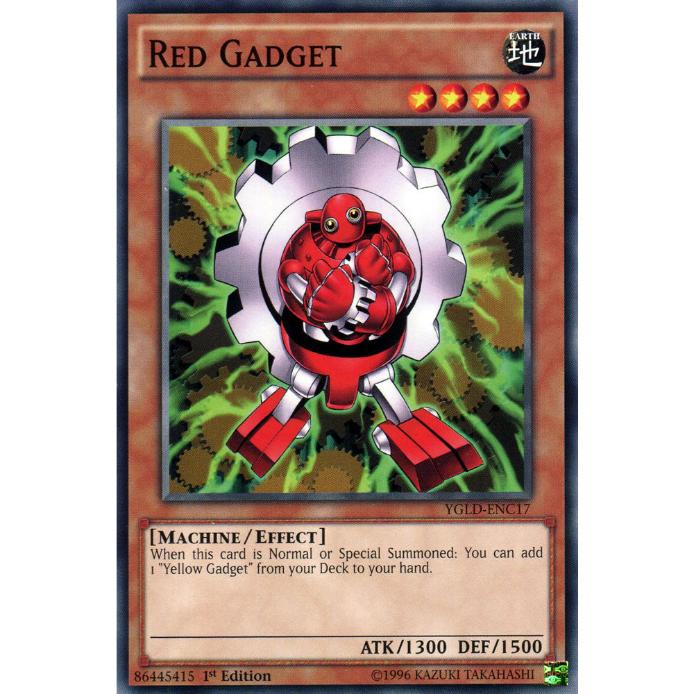 Red Gadget YGLD-ENC17 Yu-Gi-Oh! Card from the Yugi's Legendary Decks Set