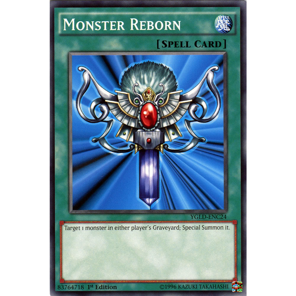Monster Reborn YGLD-ENC24 Yu-Gi-Oh! Card from the Yugi's Legendary Decks Set