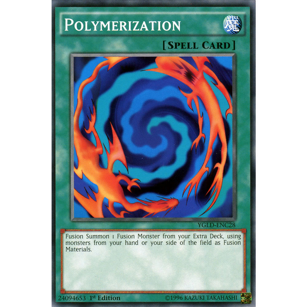 Polymerization YGLD-ENC28 Yu-Gi-Oh! Card from the Yugi's Legendary Decks Set