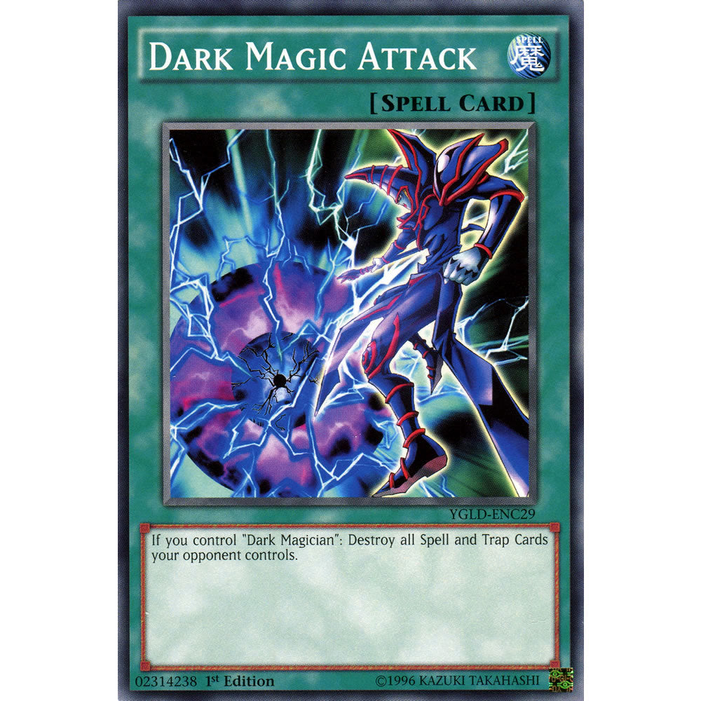 Dark Magic Attack YGLD-ENC29 Yu-Gi-Oh! Card from the Yugi's Legendary Decks Set