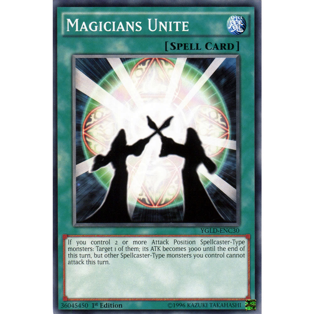 Magicians Unite YGLD-ENC30 Yu-Gi-Oh! Card from the Yugi's Legendary Decks Set