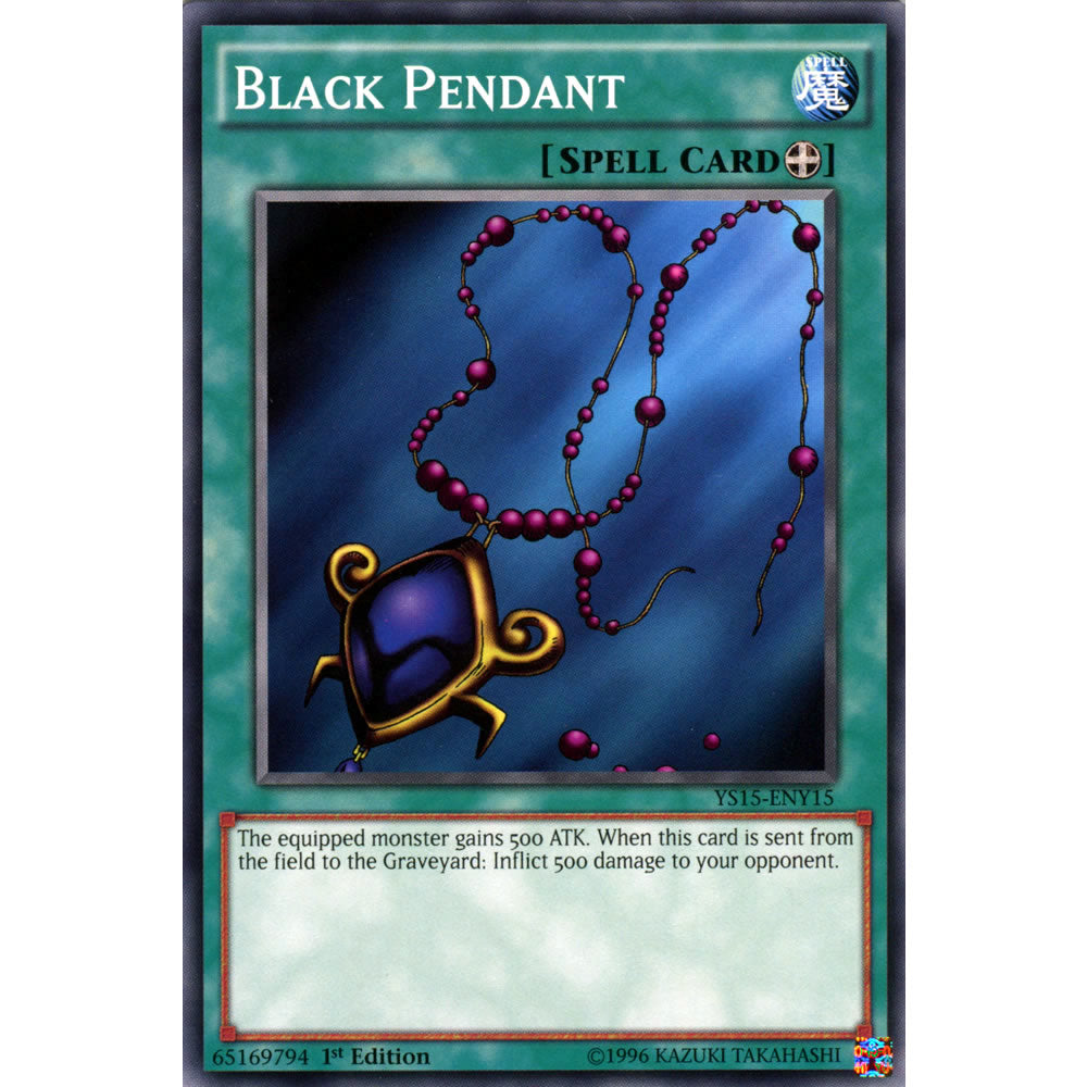 Black Pendant YS15-ENY15 Yu-Gi-Oh! Card from the Yuya & Declan Set