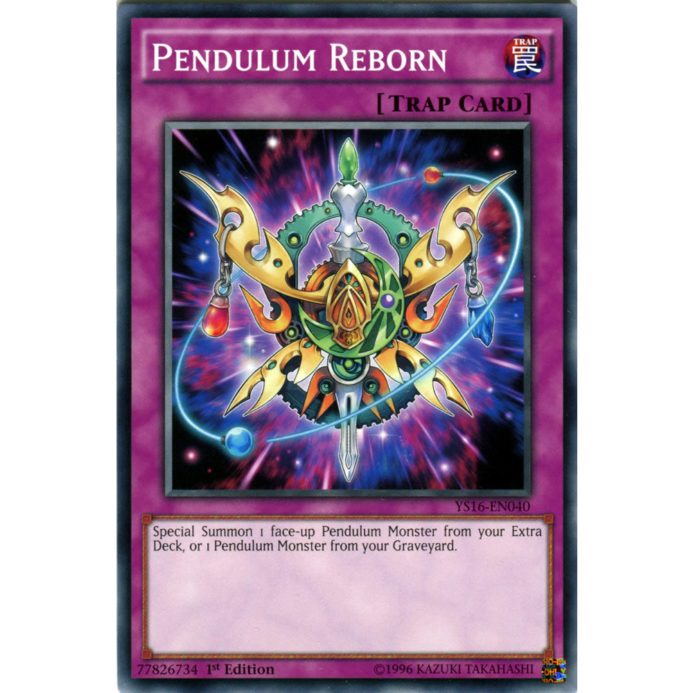 Pendulum Reborn YS16-EN040 Yu-Gi-Oh! Card from the Yuya Set