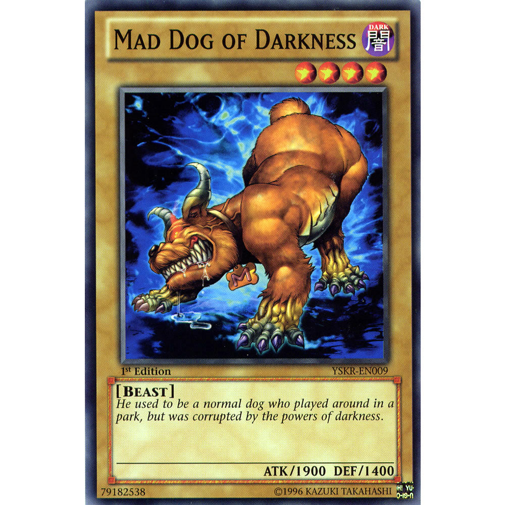 dog yugioh cards Mad Dog of Darkness YSKR-EN009 Yu-Gi-Oh! Card