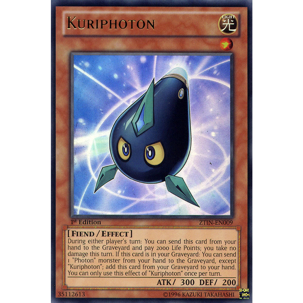 Kuriphoton ZTIN-EN009 Yu-Gi-Oh! Card from the Zexal Collection Tin Promo Set
