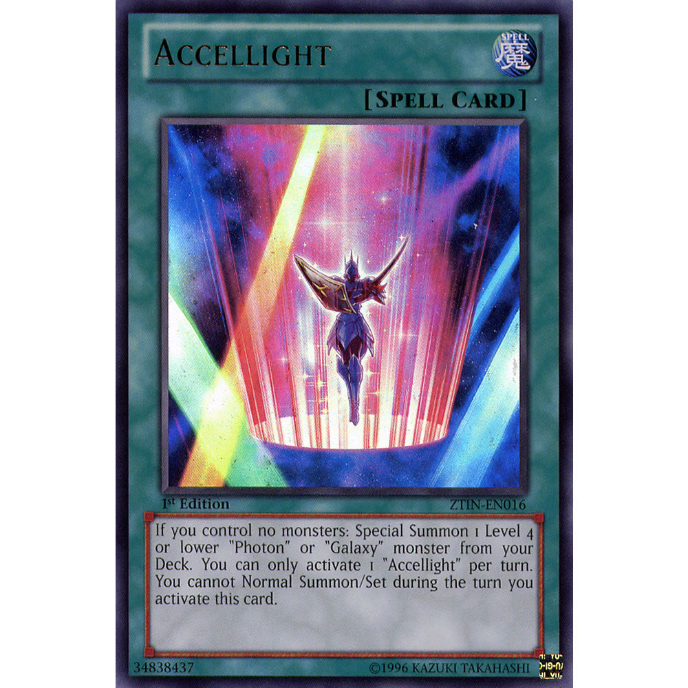 Accellight ZTIN-EN016 Yu-Gi-Oh! Card from the Zexal Collection Tin Promo Set