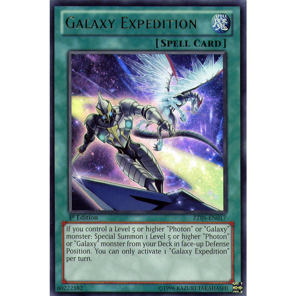 Galaxy Expedition ZTIN-EN017 Yu-Gi-Oh! Card from the Zexal Collection Tin Promo Set