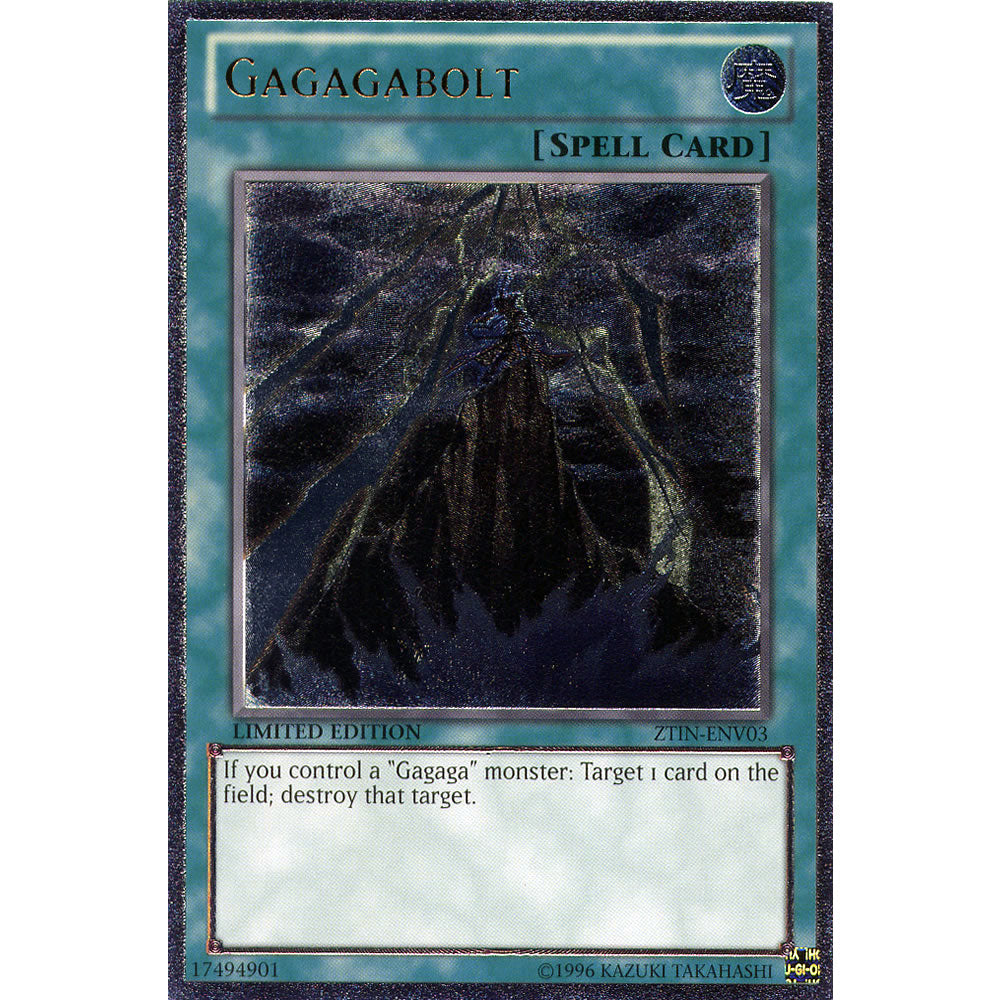 Gagagabolt ZTIN-ENV03 Yu-Gi-Oh! Card from the Zexal Collection Tin Promo Set