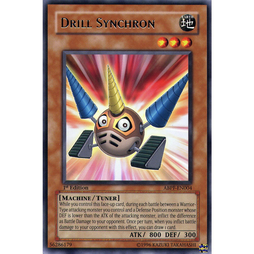 Drill Synchron ABPF-EN004 Yu-Gi-Oh! Card from the Absolute Powerforce Set