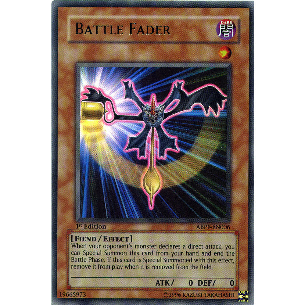 Battle Fader ABPF-EN006 Yu-Gi-Oh! Card from the Absolute Powerforce Set