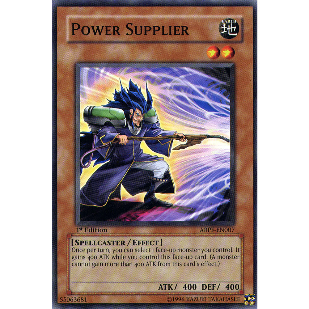 Power Supplier ABPF-EN007 Yu-Gi-Oh! Card from the Absolute Powerforce Set