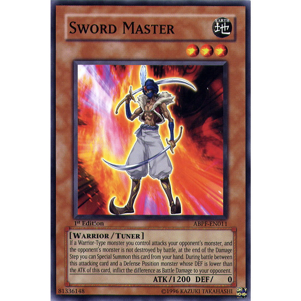 Sword Master ABPF-EN011 Yu-Gi-Oh! Card from the Absolute Powerforce Set