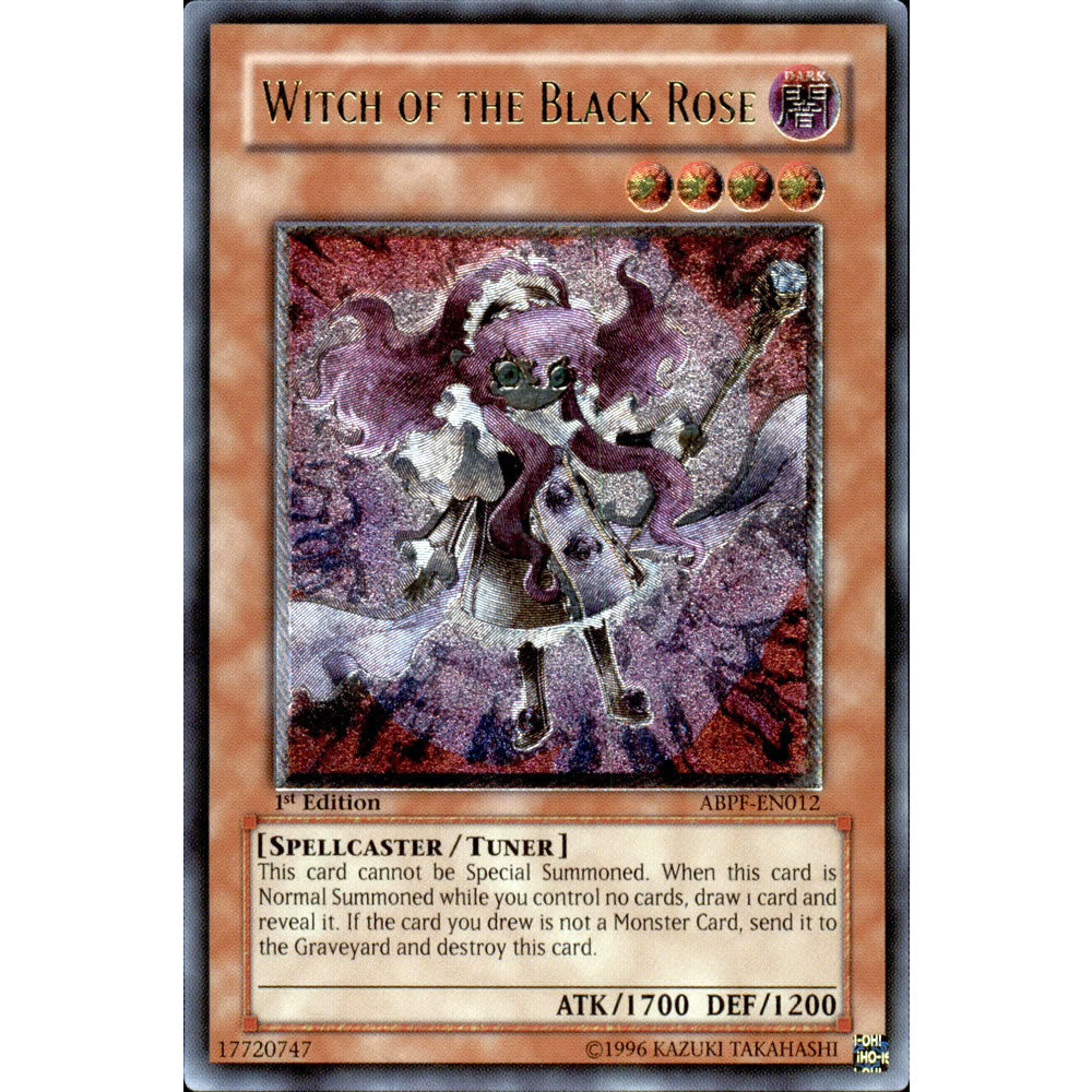 Witch Of The Black Rose ABPF-EN012 Yu-Gi-Oh! Card from the Absolute Powerforce Set